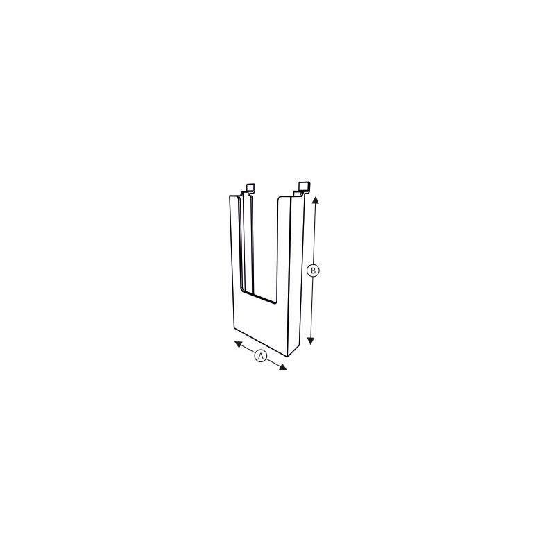 Kieszeń na ulotki DL/A6 na Spacewall 11,5x21cm