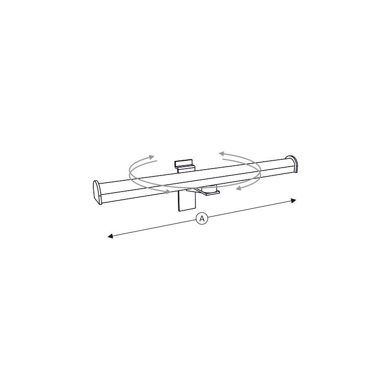Wieszak na Spacewall do biżuterii 38cm