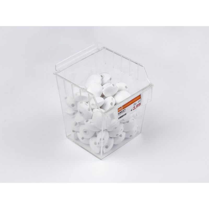 Pojemnik TOP wysoki 15x15x18cm krystaliczny