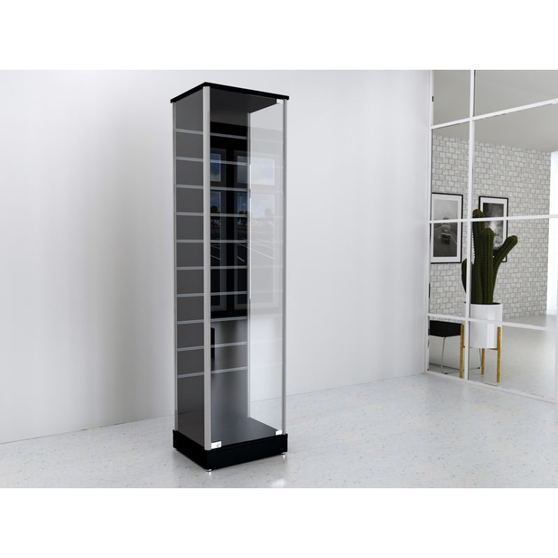 Gablota szklana 50x45x190cm, panel Spacewall