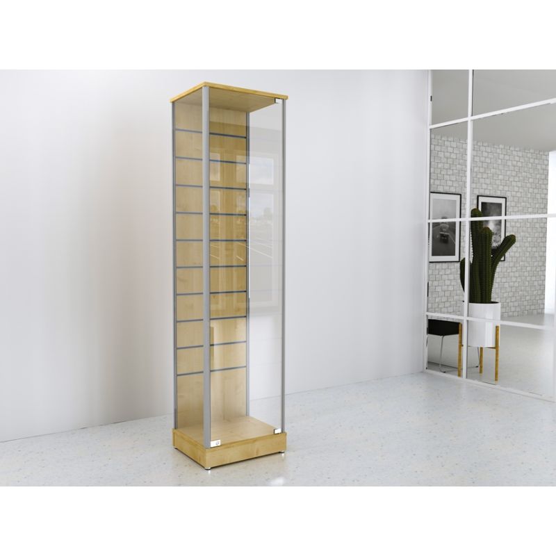 Gablota szklana 50x45x190cm, panel Spacewall