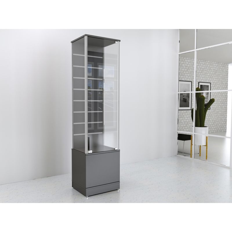 Gablota szklana 50x45x190cm, szafka, Spacewal