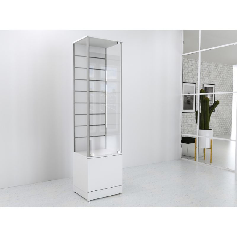 Gablota szklana 50x45x190cm, szafka, Spacewal
