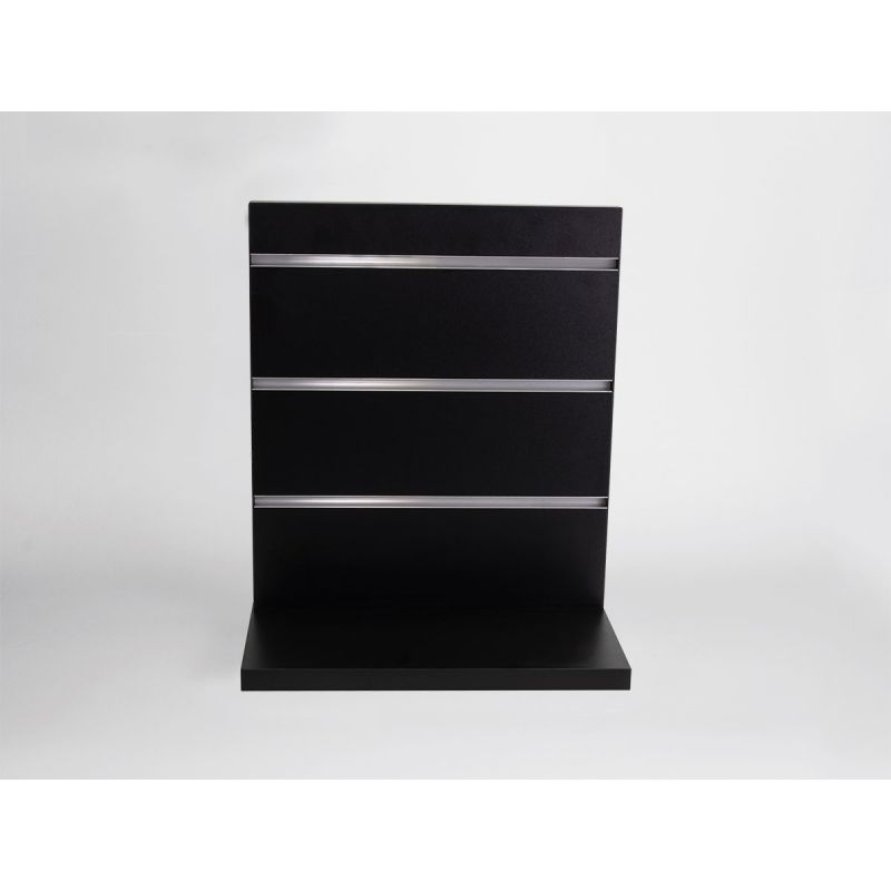 Ekspozytor stojak czarny szerokość 30cm Space Wall