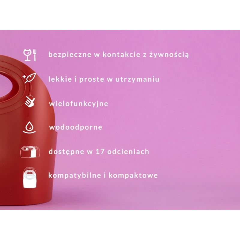 Koszyk na zakupy MAXI Flexibag 15L czerwony