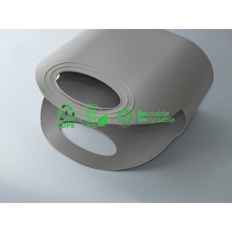 Koszyk na zakupy CLASSIC Flexibag 5,5L srebrny