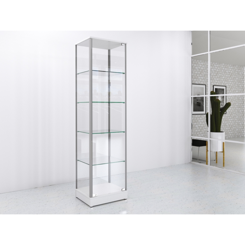 Gablota szklana 50x45x190cm pełna