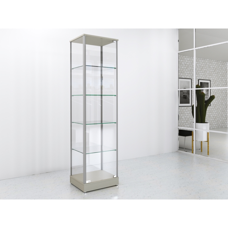 Gablota szklana 50x45x190cm pełna