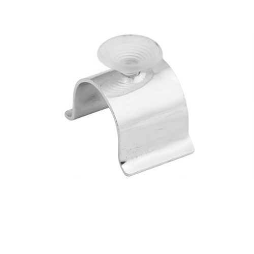 Podstawka z przyssawką do rury fi 25mm, chromowana Podstawka z przyssawką do rury fi 25mm, chromowana
