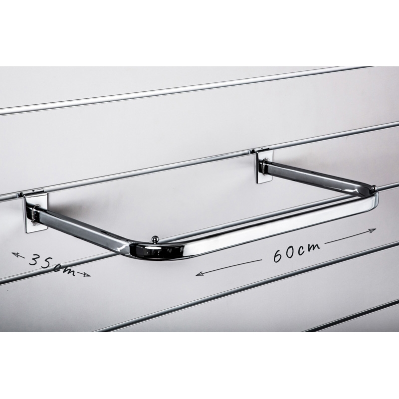 Wieszak ramowy 60cm na Spacewall, chrom Wieszak ramowy 60cm na Spacewall, chrom