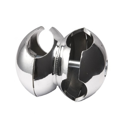 Złącze podwójne, obrotowe, do rury fi 25mm, chrom Złącze podwójne, obrotowe, do rury fi 25mm, chrom