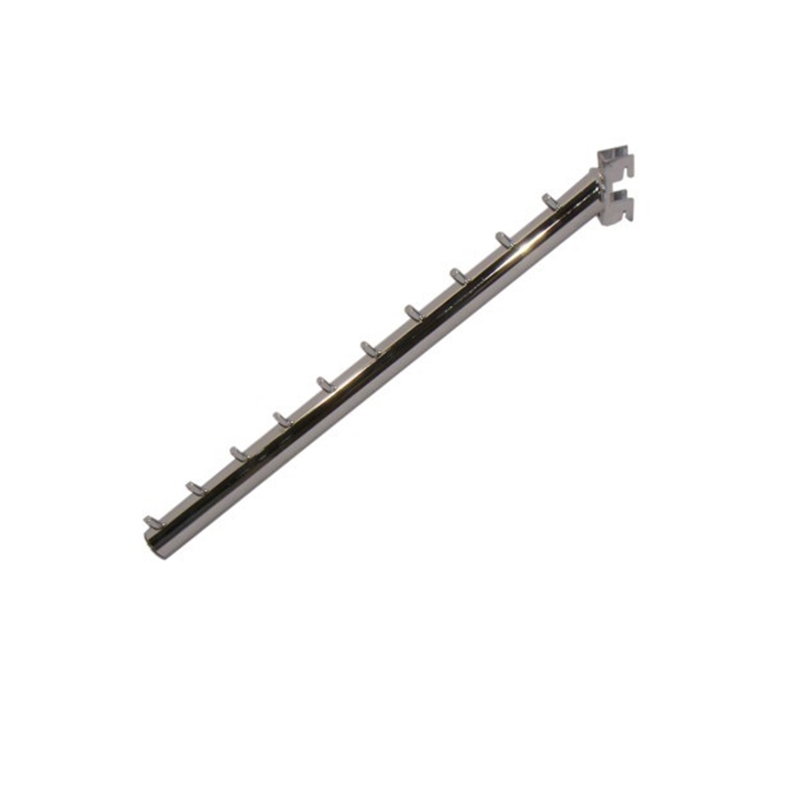 Wieszak skośny 40cm na profil perforowany Wieszak skośny 40cm na profil perforowany