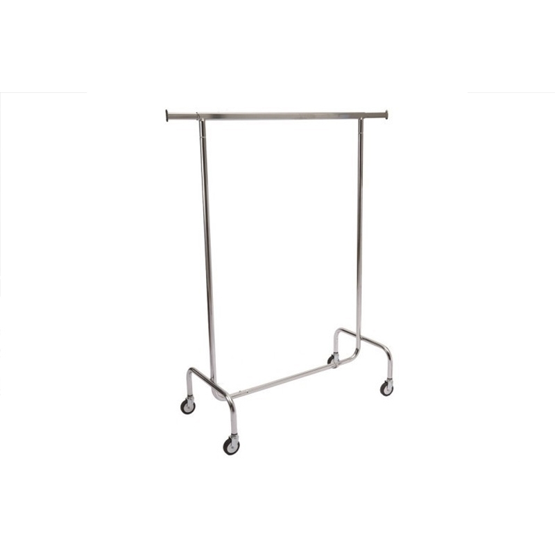 Stender odzieżowy na kółkach szer.100-160cm chrom Stender odzieżowy na kółkach szer.100-160cm chrom