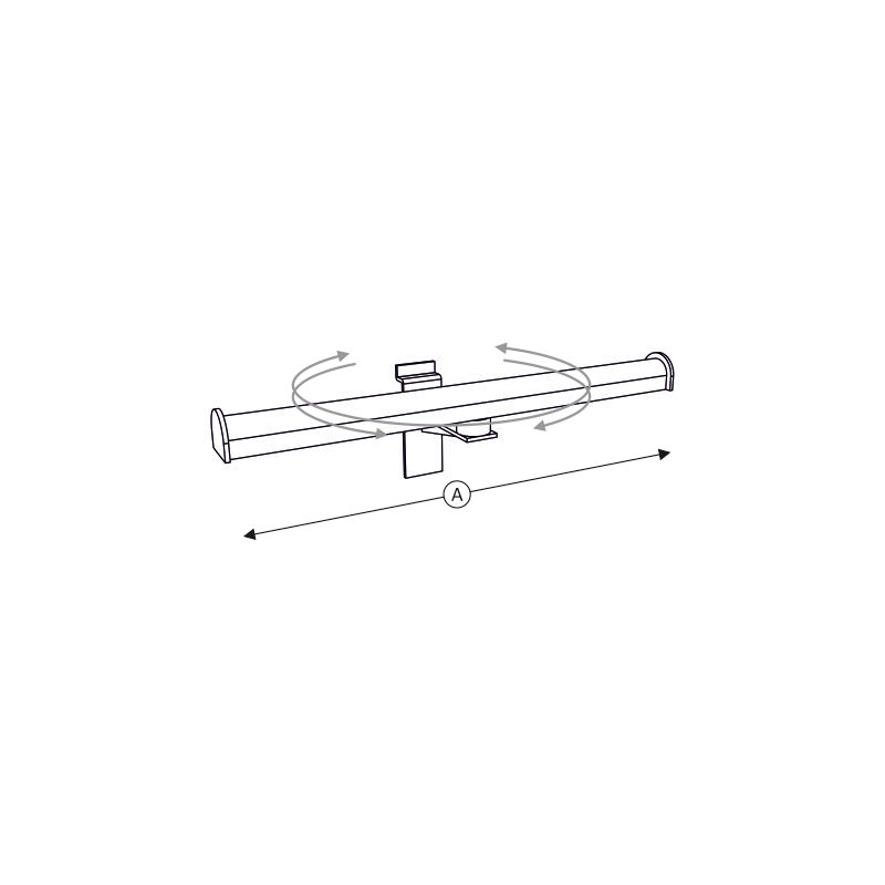 Wieszak na Spacewall do biżuterii 38cm