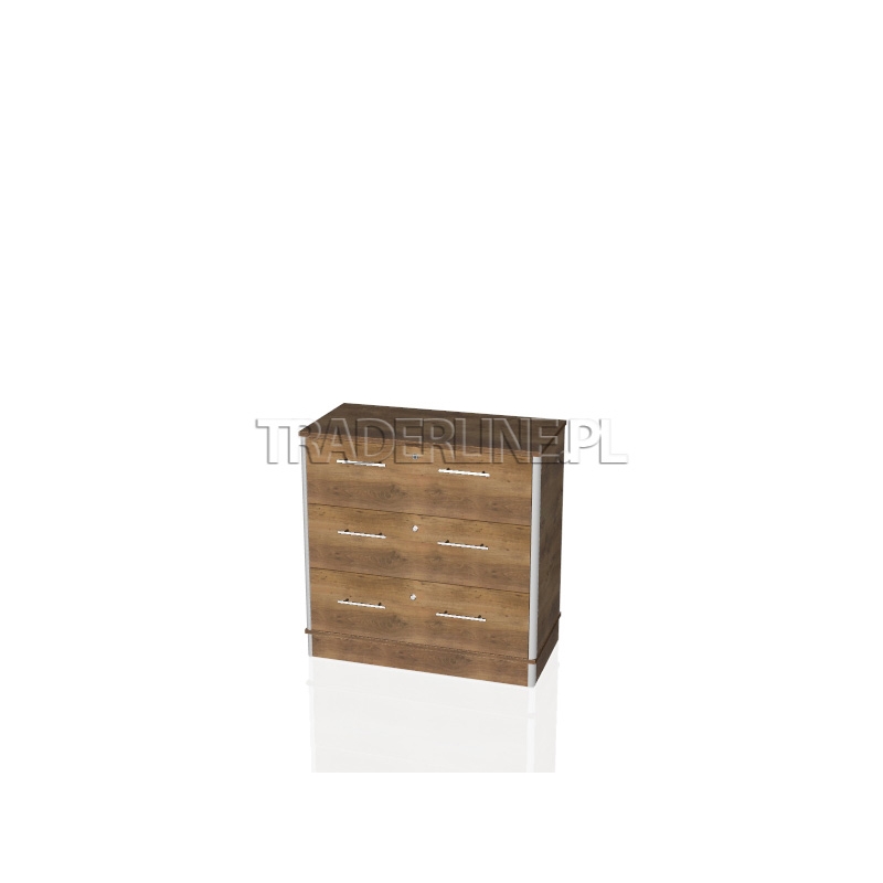 Lada kasowa, 3 szuflady z zamkiem, 90x45x90cm Lada kasowa, 3 szuflady z zamkiem, 90x45x90cm