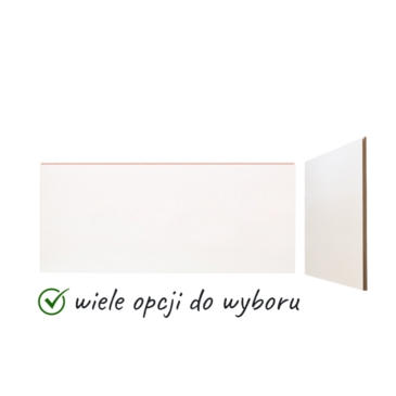 Cokół Slatwall Shopwall śmietankowy, Biały