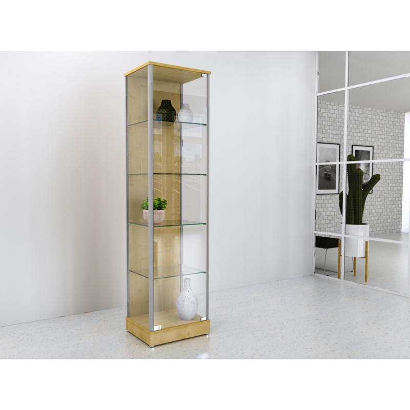 Gablota szklana 50x45x190cm pełna
