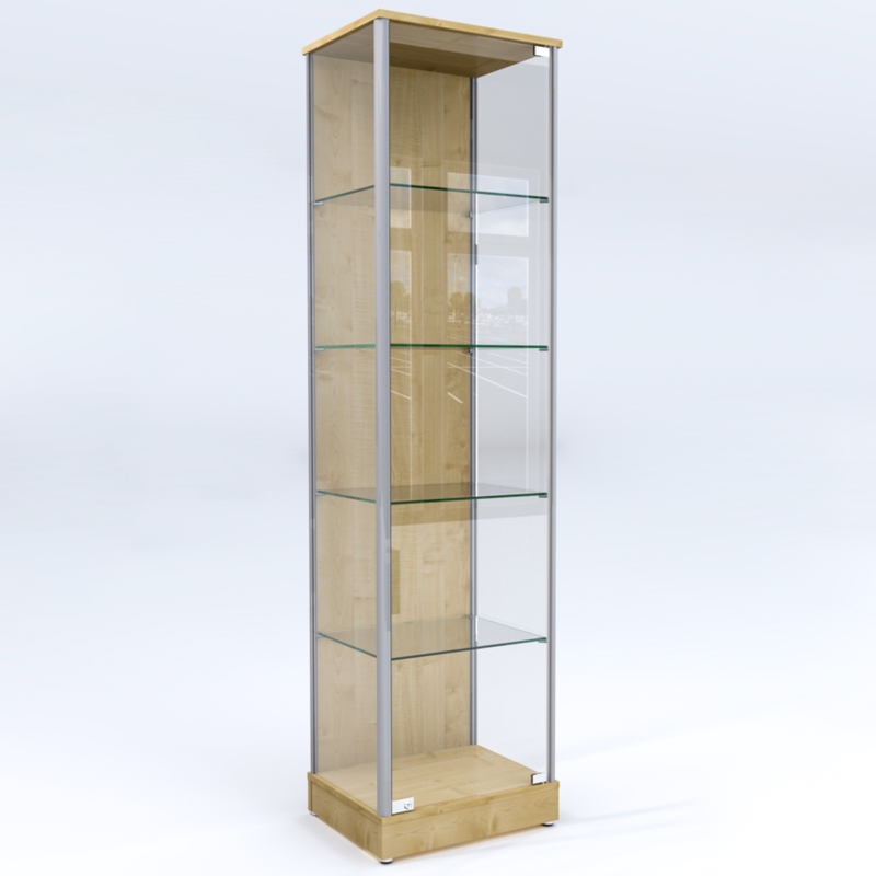 Gablota szklana 50x45x190cm pełna