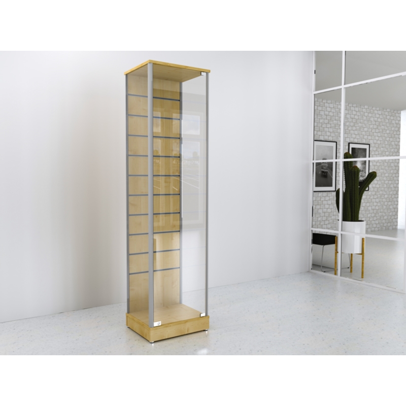 Gablota szklana 50x45x190cm, panel Spacewall