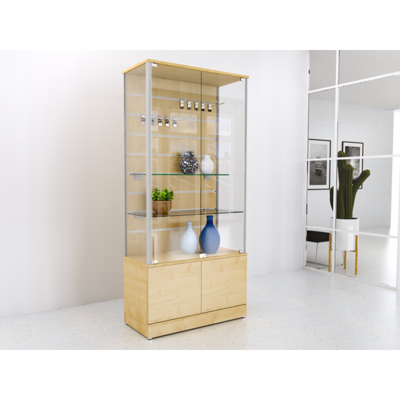 Gablota szklana 90x45x190cm, szafka, Spacewal Gablota szklana 90x45x190cm, szafka, Spacewal