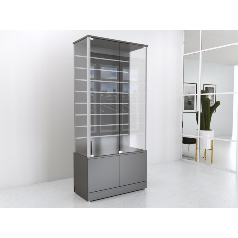 Gablota szklana 90x45x190cm, szafka, Spacewal