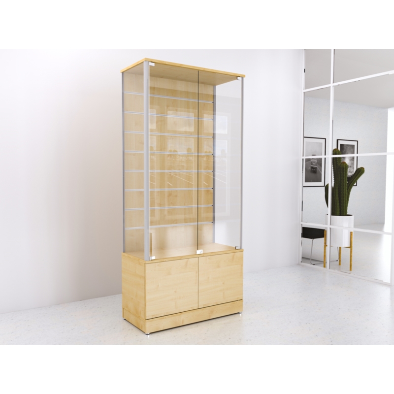 Gablota szklana 90x45x190cm, szafka, Spacewal