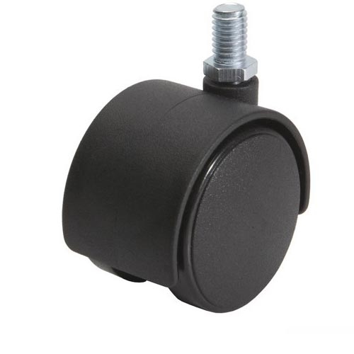 Kółko podwójne, czarne, śruba M-8, fi 50mm Kółko podwójne, czarne, śruba M-8, fi 50mm
