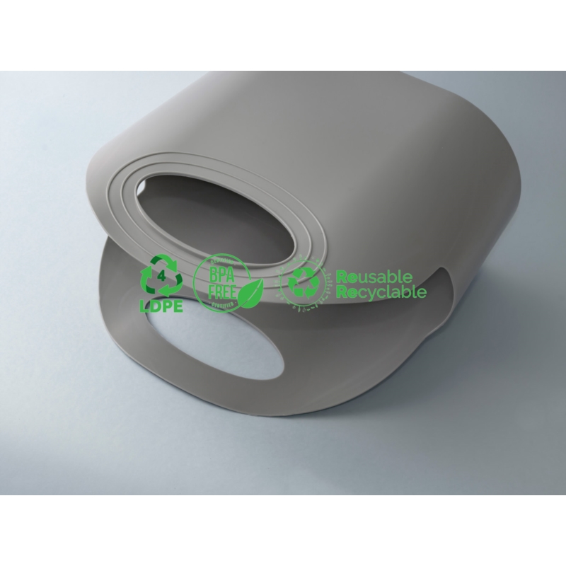 Koszyk na zakupy CLASSIC Flexibag 5,5L srebrny