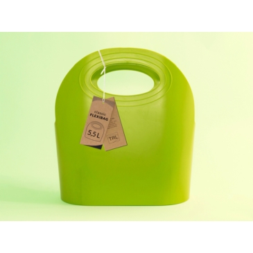 Koszyk na zakupy CLASSIC Flexibag 5,5L limonkowy