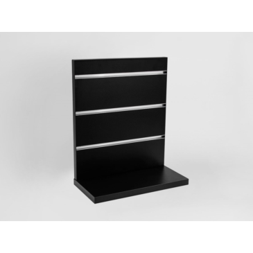 Ekspozytor stojak czarny szerokość 30cm Space Wall