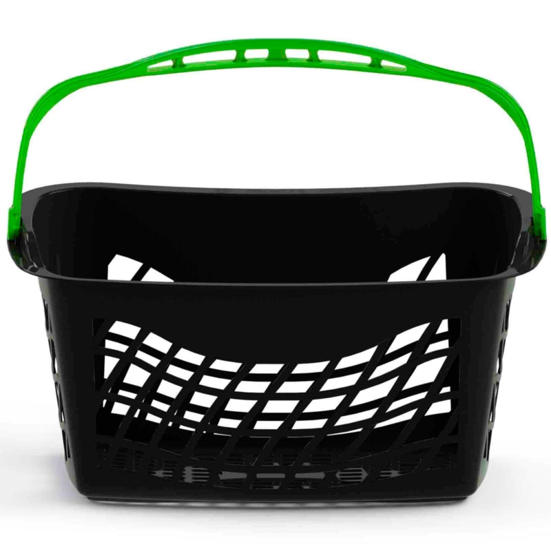 EURO BASKET koszyk sklepowy 26L czarny EURO BASKET koszyk sklepowy 26L czarny