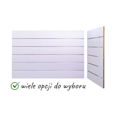 Panel sklepowy Slatwall Shopwall jasnoszary Popiel