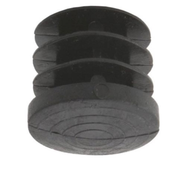 Nóżka wewnętrzna, do rury fi 25mm, czarna