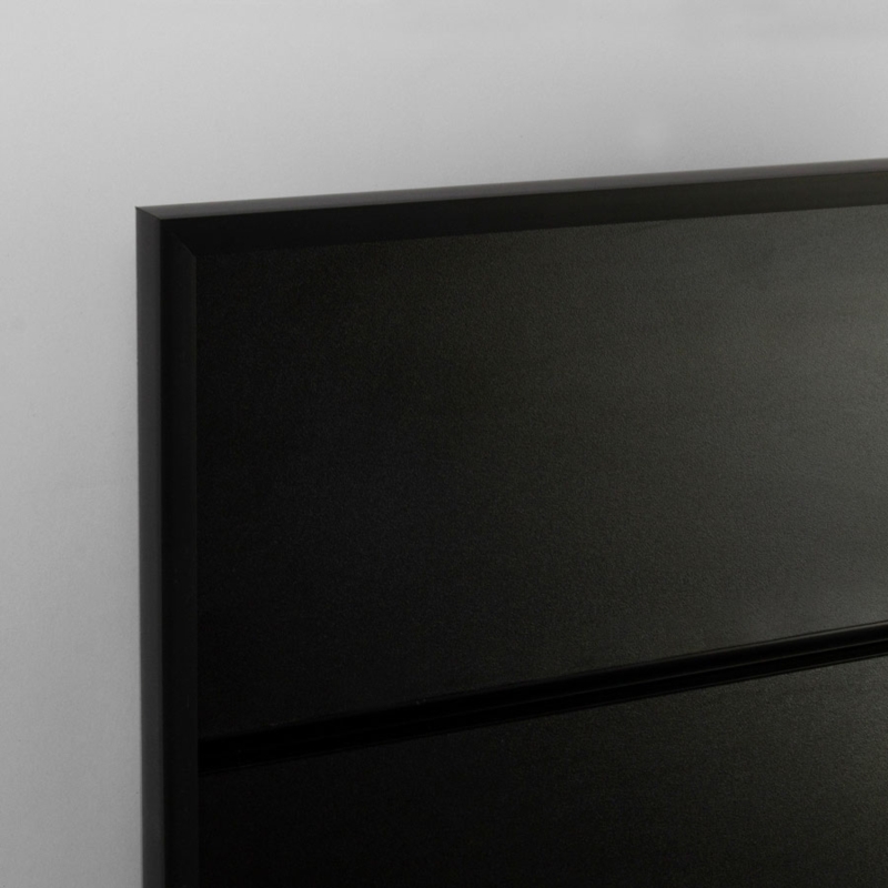 Wsuwka plastikowa L, czarna, system Spacewall