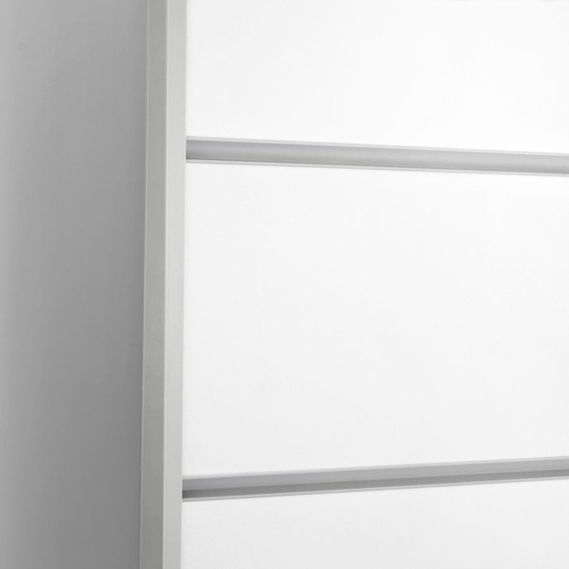 Wsuwka plastikowa L, szara, system Spacewall