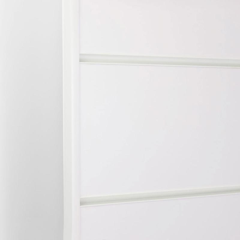 Wsuwka plastikowa L, biała, system Spacewall