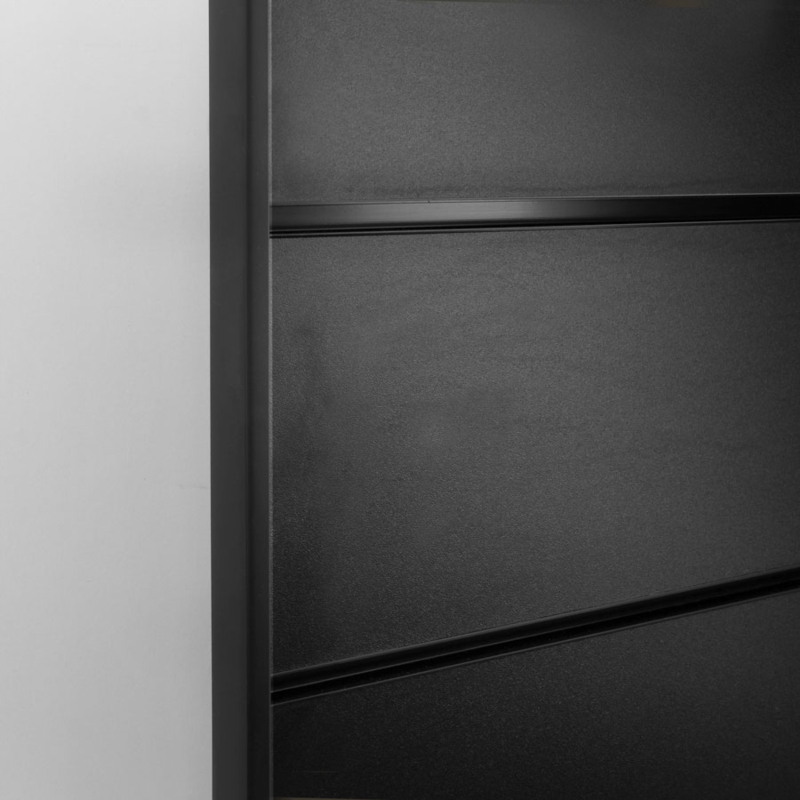 Wsuwka plastikowa L, czarna, system Spacewall